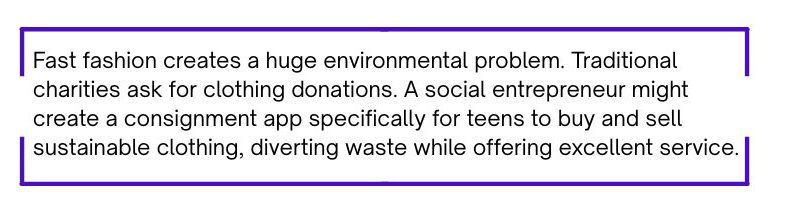 social entrepreneurship