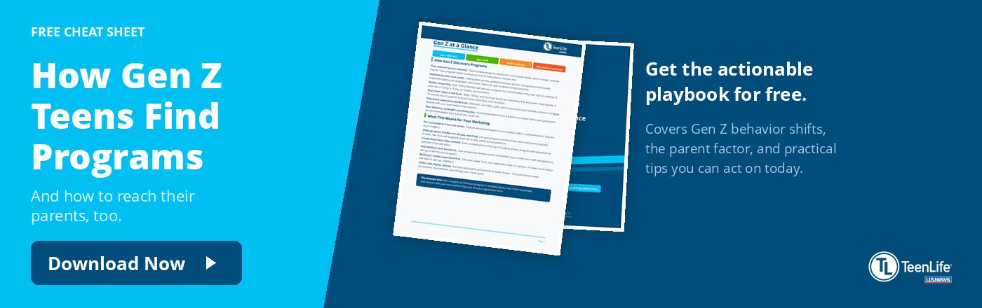 Download the free guide on how Gen Z teens and students find summer programs